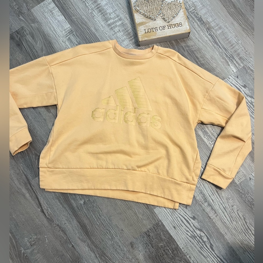 adidas orange sweater
